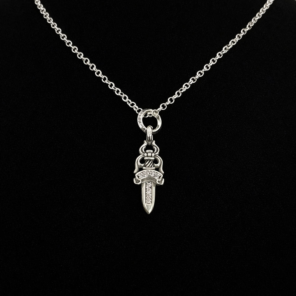 【SL162】Dagger Cross Necklace