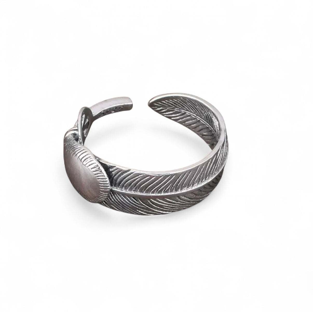 【SL31】Feather Coin Ring