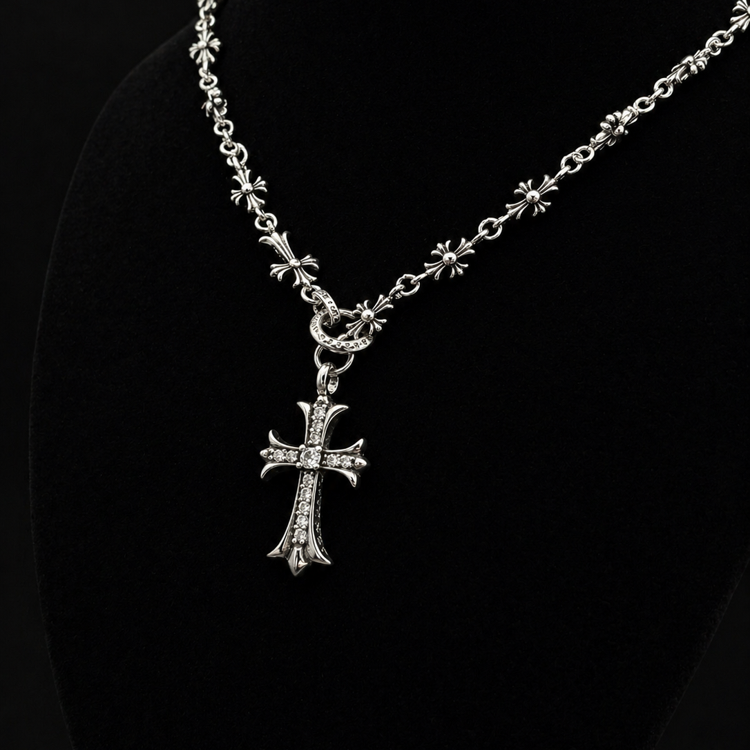 【SL191】Hell's Rosary Silver White Drill