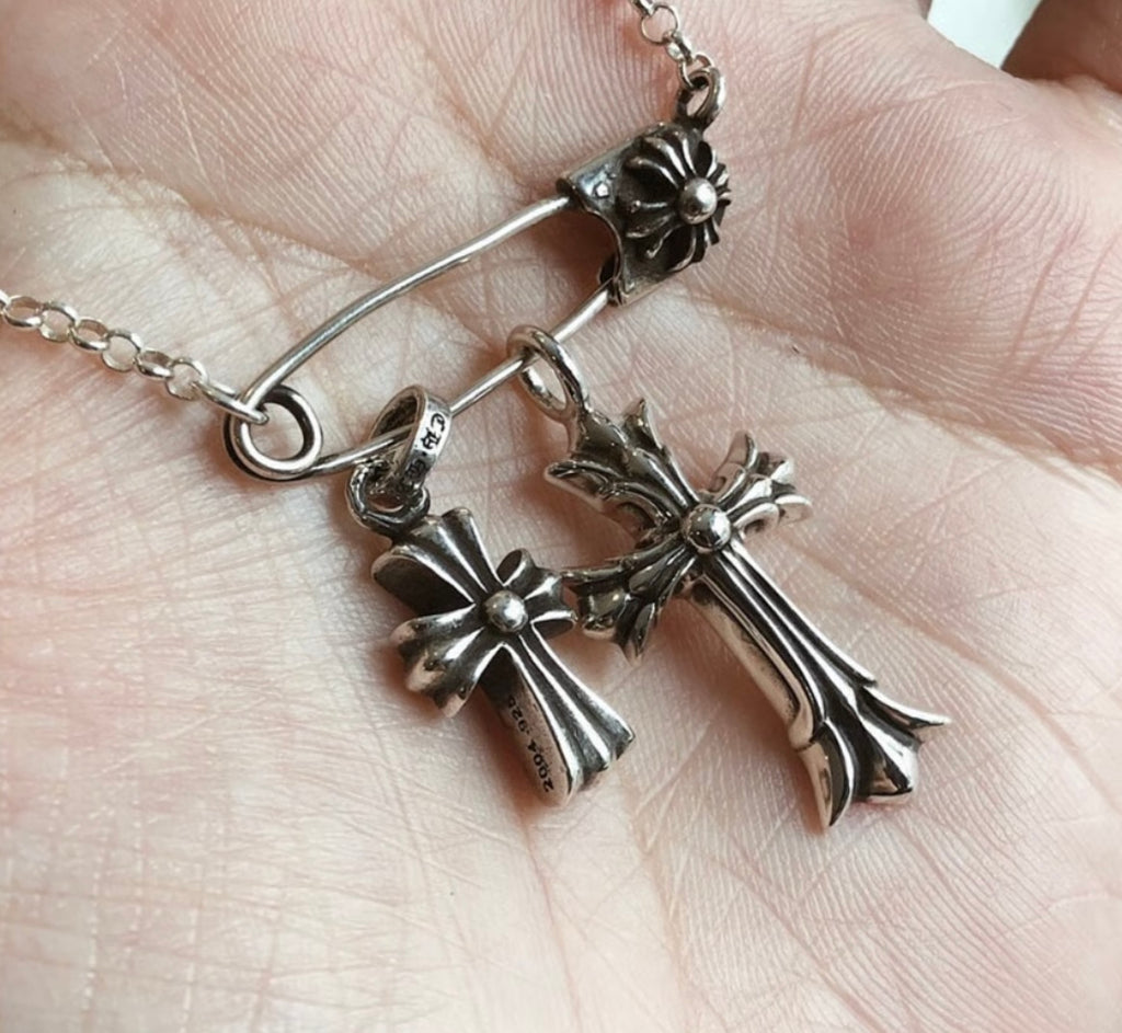 【SL45】Pinned Faith Silver