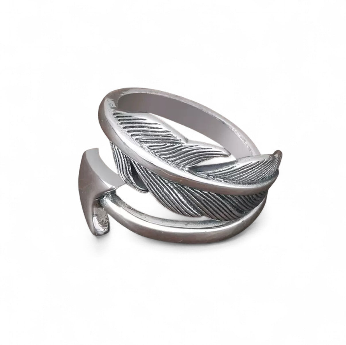 【SL33】Silver Harmony Wing Ring