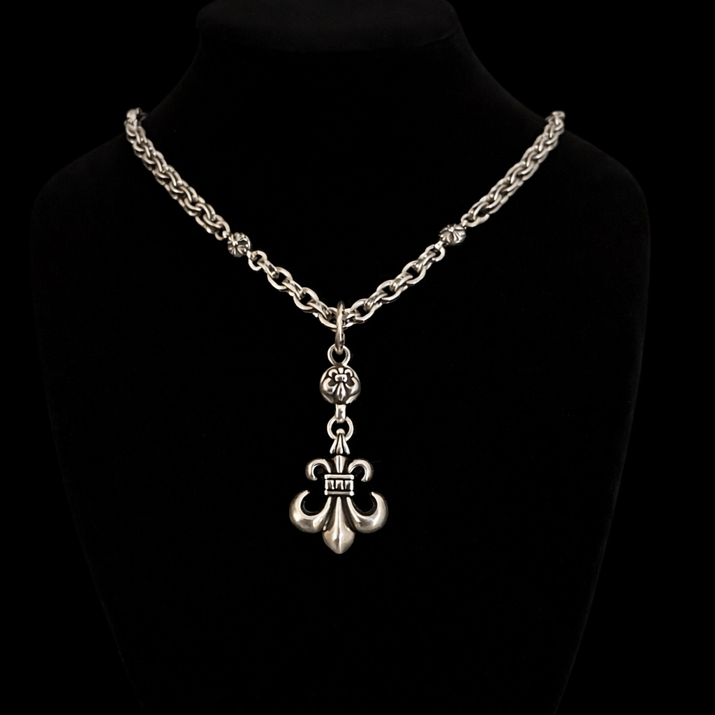 【SL91】Flare Ball Paper Chain Necklace
