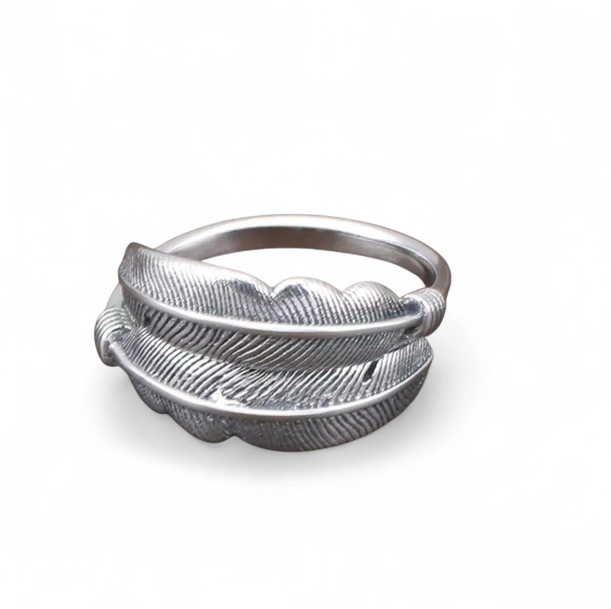 【SL30】Twin Feather Ring