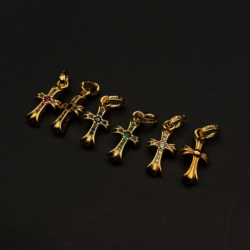 【SL171】Baby Cross Necklace Gold