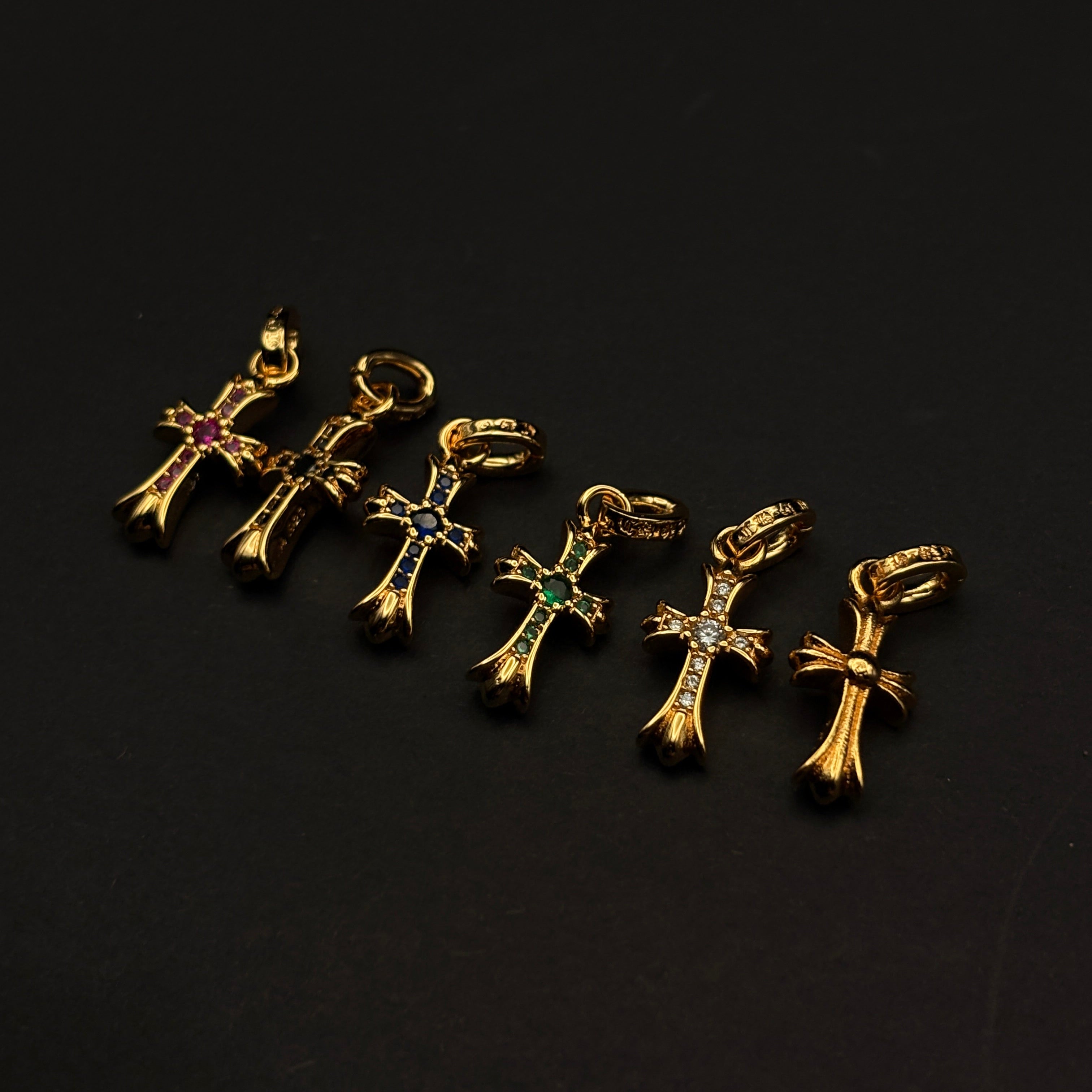 【SL171】Baby Cross Necklace Gold