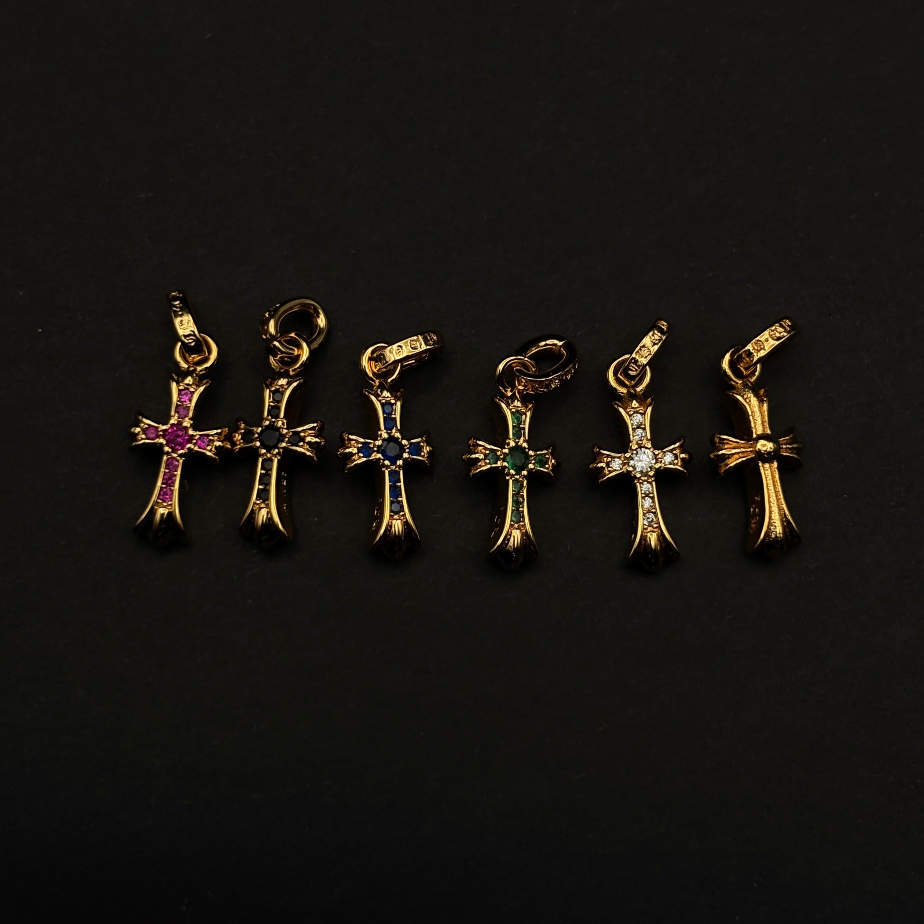 【SL171】Baby Cross Necklace Gold