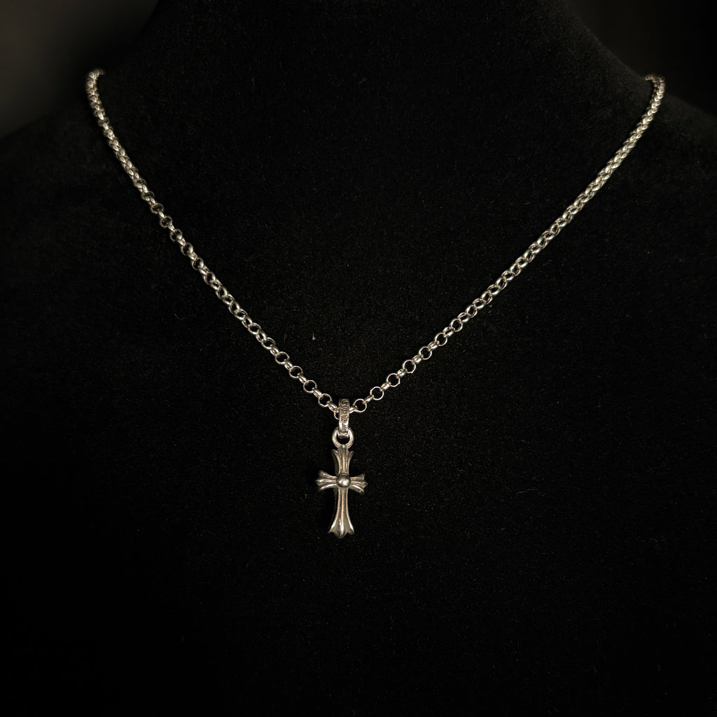 【SL172】Baby Cross Necklace Silver