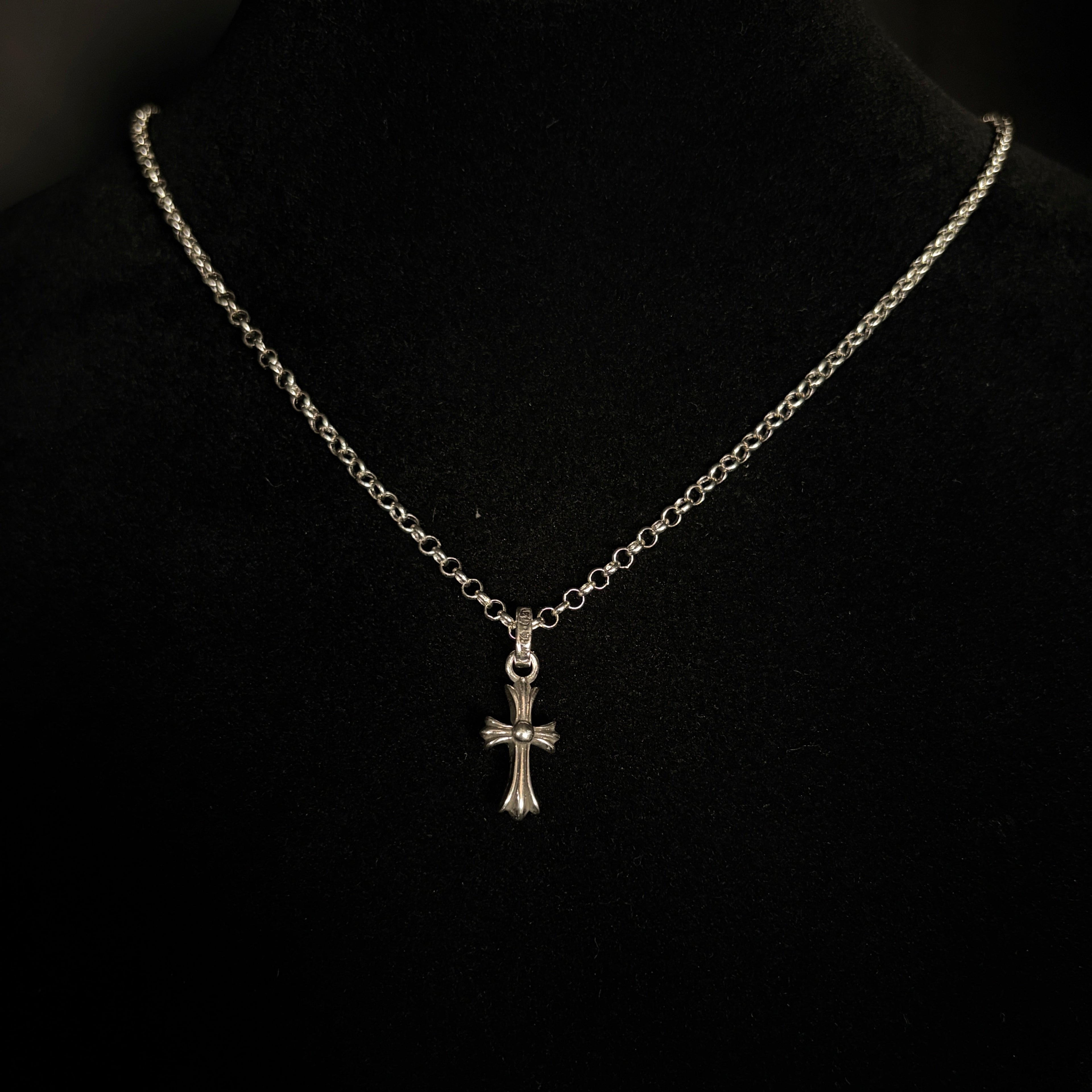 【SL172】Baby Cross Necklace Silver