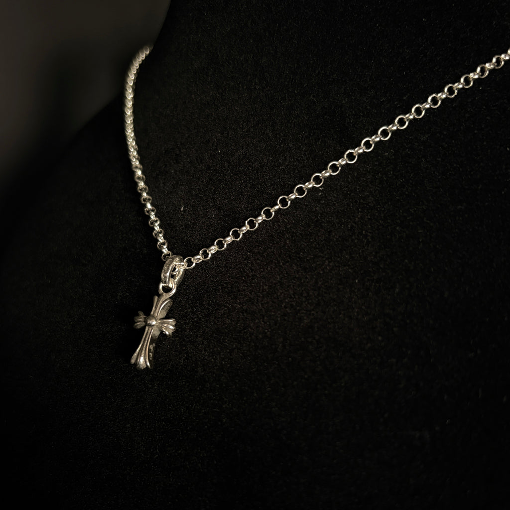 【SL172】Baby Cross Necklace Silver