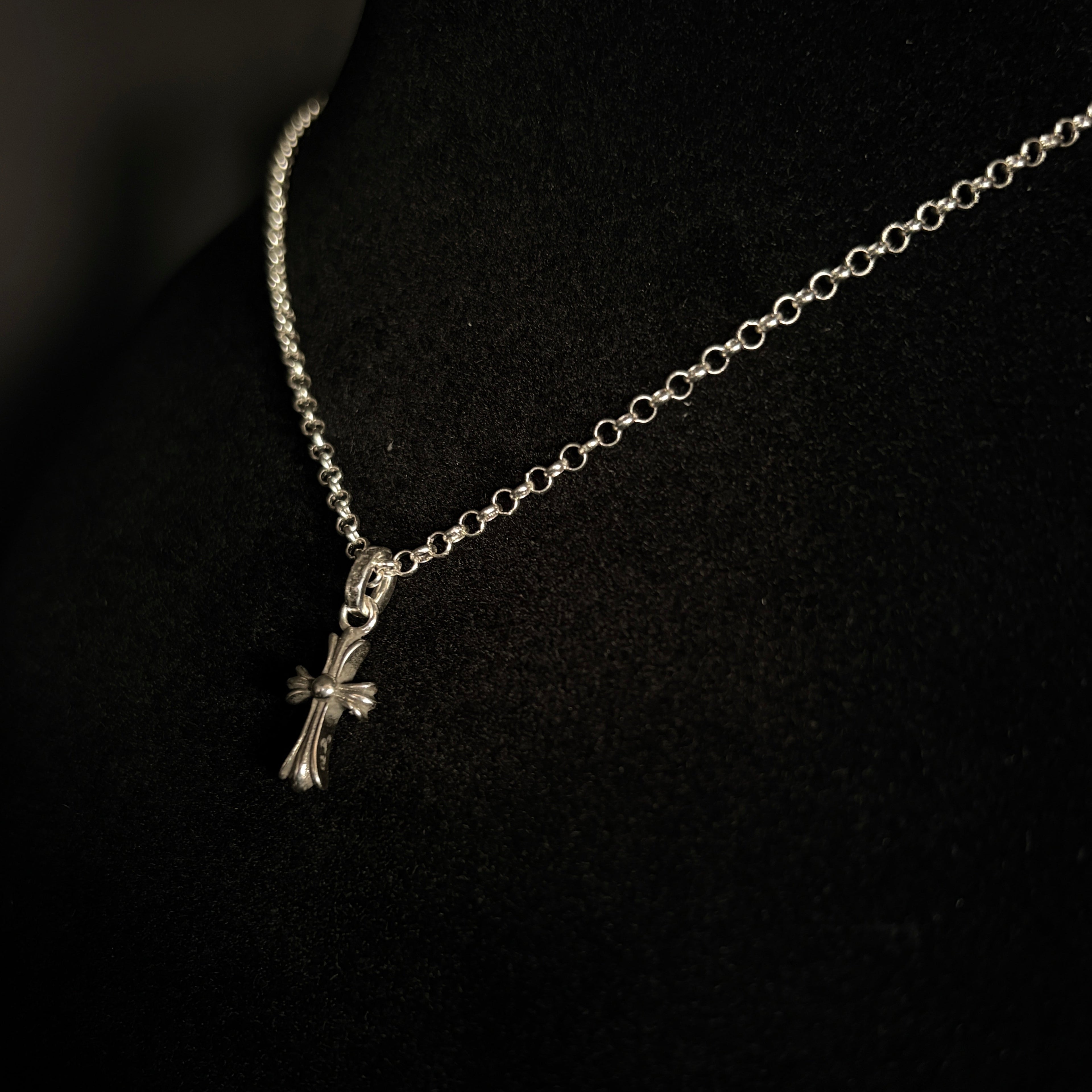 【SL172】Baby Cross Necklace Silver