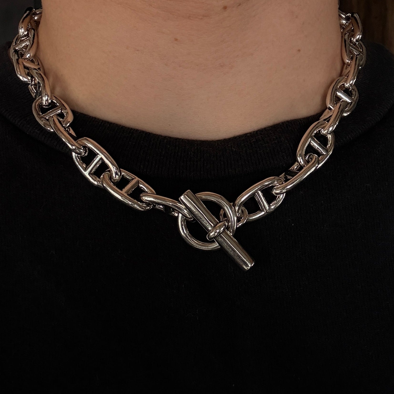 【SL38】Anchor Chain Necklace